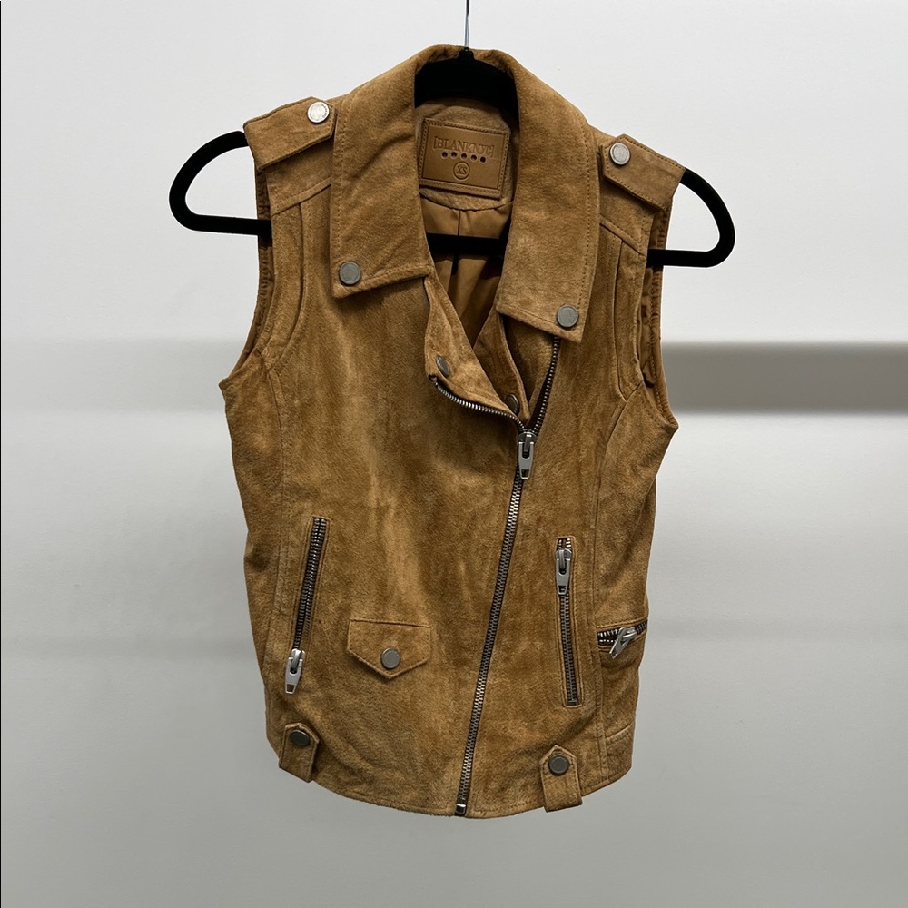 Blank NYC Brown Suede Vest